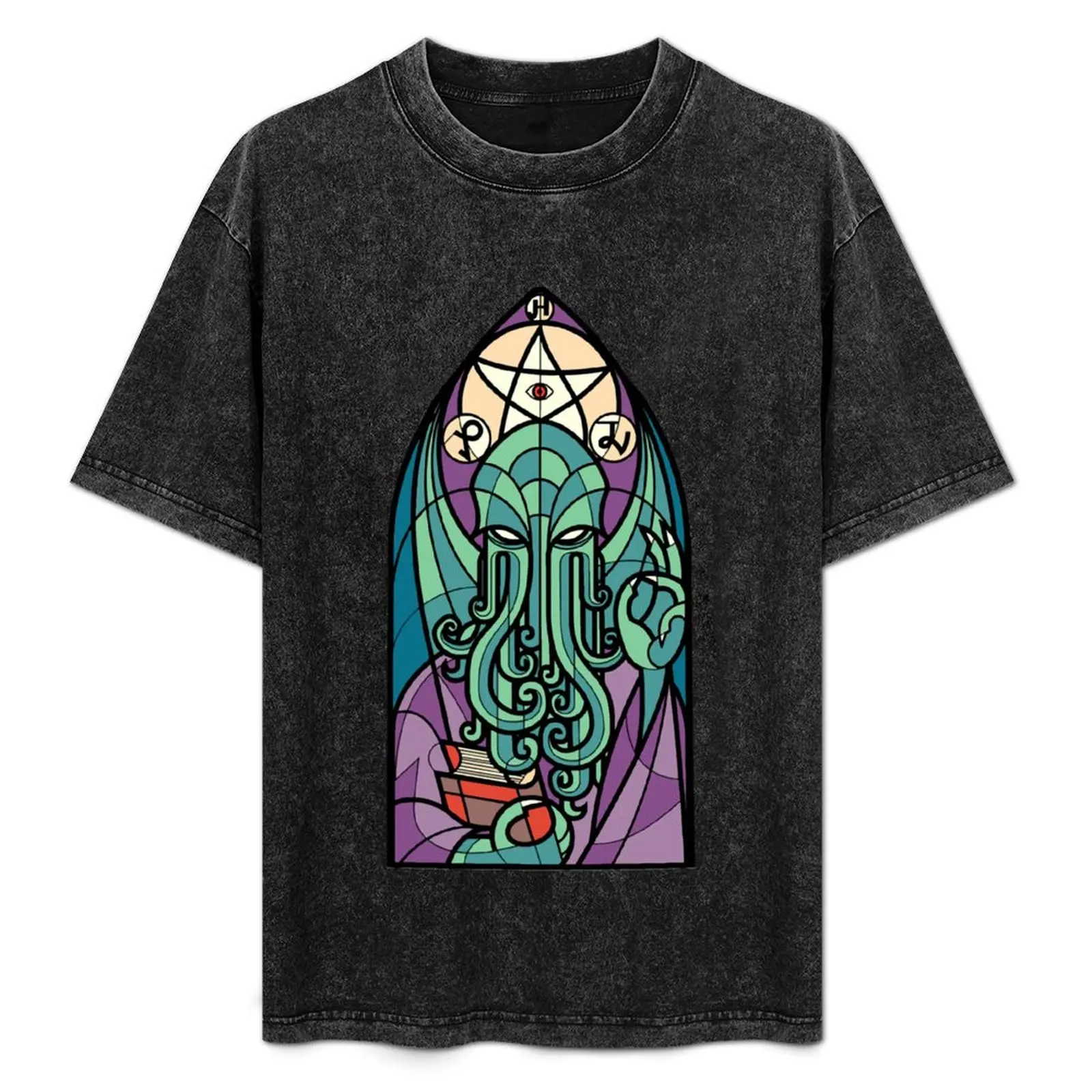 Cthulhu-Church Funny Staineds T-Shirt Casual Loose Short Sleeve Tee for Men
Cthulhu-Church Funny Staineds T-Shirt Casual Loose Short Sleeve Tee for Men