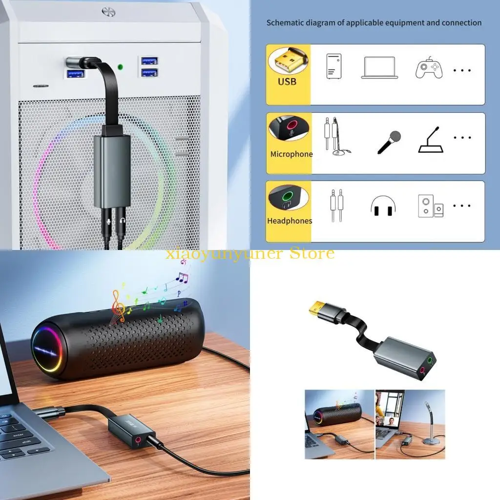 P9JB USB Sound Card Adapter 3,5 мм для наушников и микрофона Compatibiliy
P9JB USB Sound Card Adapter 3,5 мм для наушников и микрофона Compatibiliy