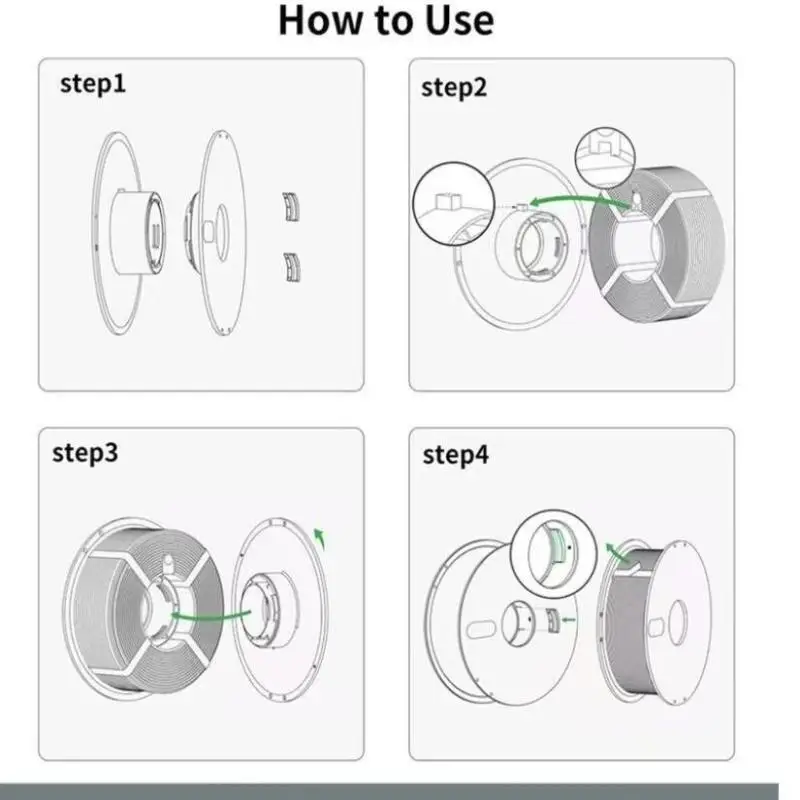 3D Printer Filament Spool Porous Design Detachable Durable Refill Roll Easy Load Empty Spool 3D Printing Accessories
3D Printer Filament Spool Porous Design Detachable Durable Refill Roll Easy Load Empty Spool 3D Printing Accessories