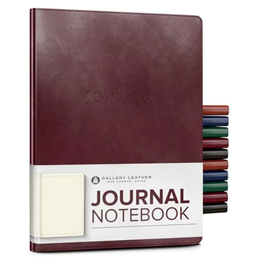 Journal - Crafted in Maine, USA - Elegant Leather Writing Notebook with 192 Lined Pages - A Timeless Space for Your Thoughts -,
Journal - Crafted in Maine, USA - Elegant Leather Writing Notebook with 192 Lined Pages - A Timeless Space for Your Thoughts -,