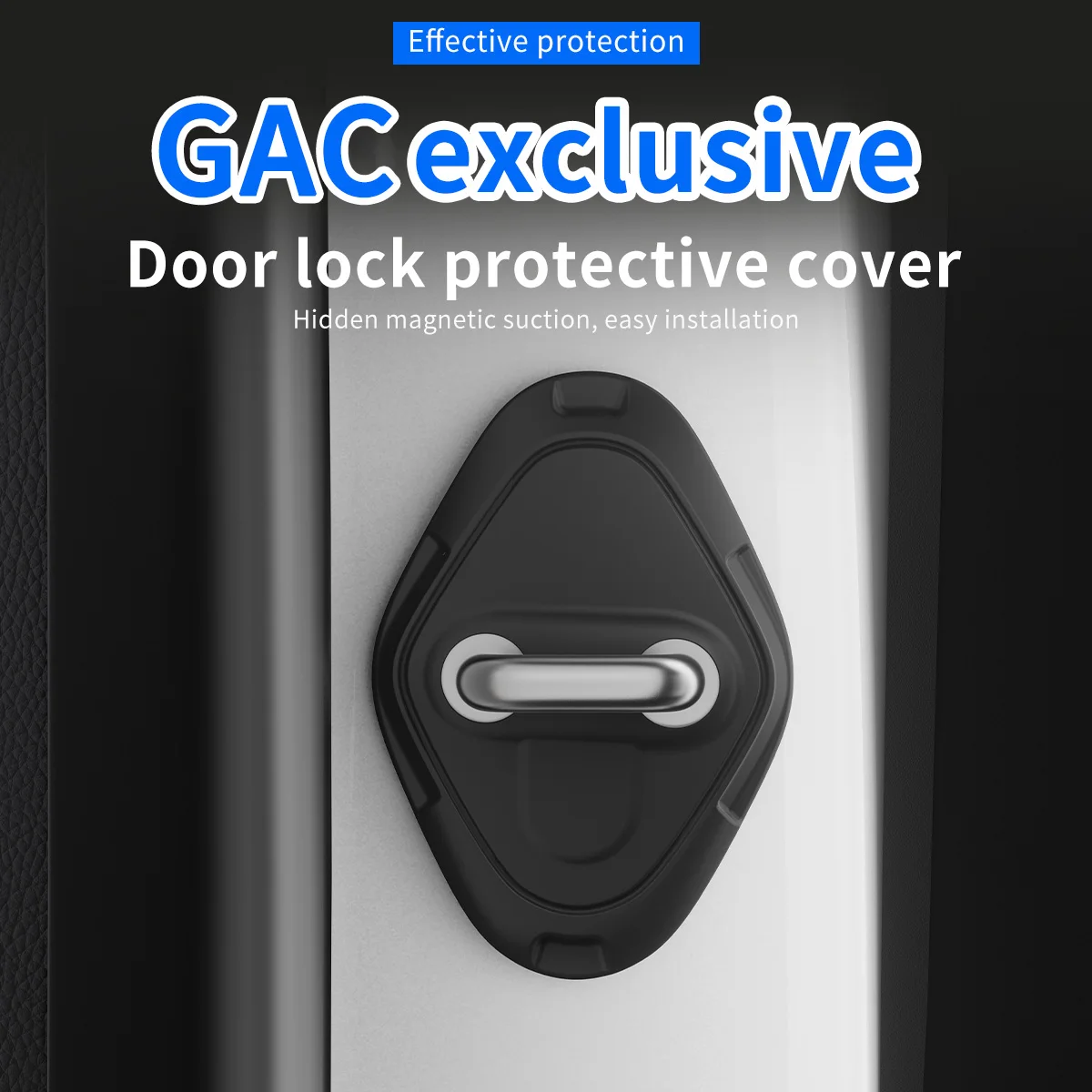 4Pcs Car Door Latch Protector For GAC Trumpchi GS3 M6 Silicone Anti-Collision Cushion Noise Reduction Guard Black
4Pcs Car Door Latch Protector For GAC Trumpchi GS3 M6 Silicone Anti-Collision Cushion Noise Reduction Guard Black