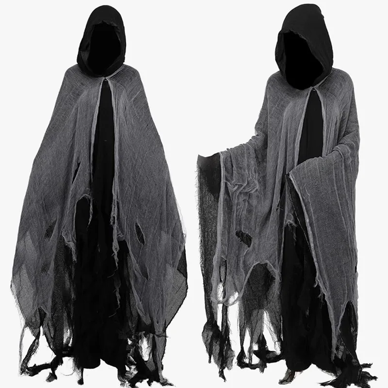 Cosplay Set Including Skull Cloak Outfit and Face Mask Ideal for Halloween Party Murder Mystery Game Haunted House
Cosplay Set Including Skull Cloak Outfit and Face Mask Ideal for Halloween Party Murder Mystery Game Haunted House