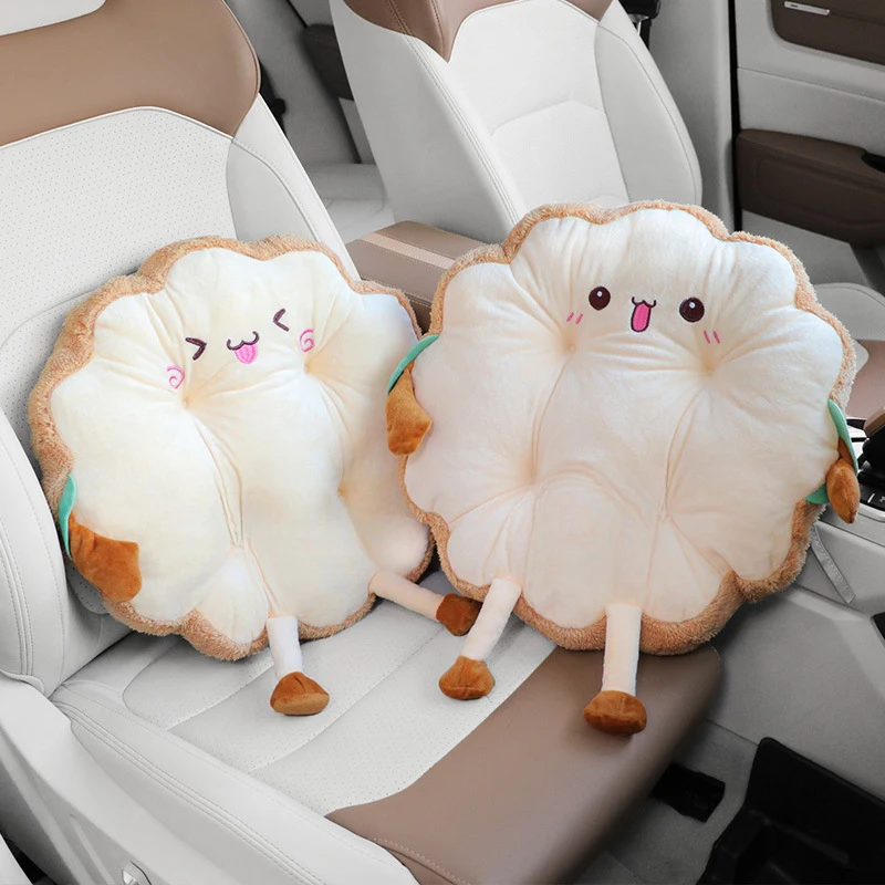 Cute Toast Bread Shaped Car Lumbar Support Pillow, Soft Waist Cushion Car & Office, Sweet Cartoon Backrest Pad, Universal
Cute Toast Bread Shaped Car Lumbar Support Pillow, Soft Waist Cushion Car & Office, Sweet Cartoon Backrest Pad, Universal