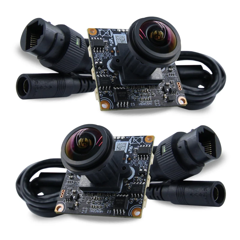 High definition camera standard onvif protocol network port 8 million fisheye wide-angle distortion-free camera module
High definition camera standard onvif protocol network port 8 million fisheye wide-angle distortion-free camera module