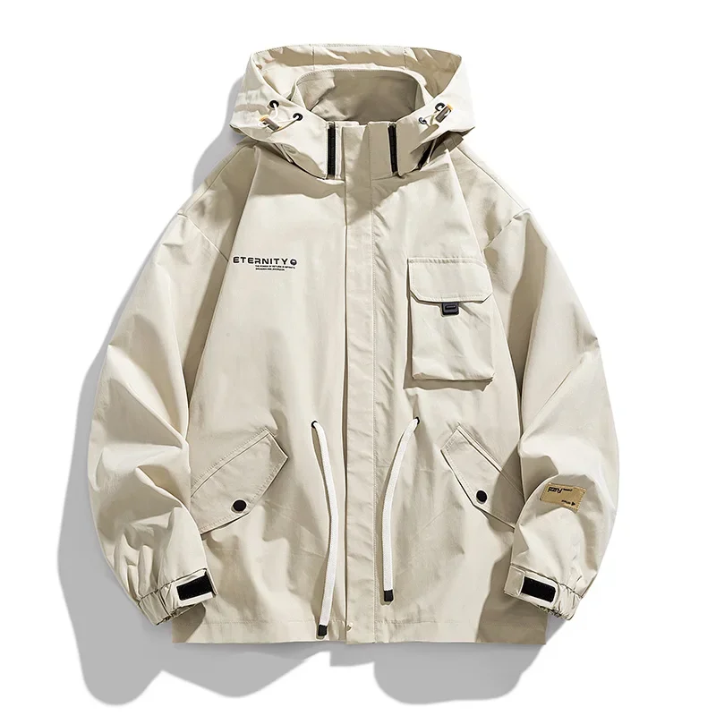 Jacket Men's Spring Autumn 9XL Large Size Multi-pocket Cargo Jackets Loose Workwear Jacket Hooded Youth Coats Tops Mens Clothes
Jacket Men's Spring Autumn 9XL Large Size Multi-pocket Cargo Jackets Loose Workwear Jacket Hooded Youth Coats Tops Mens Clothes