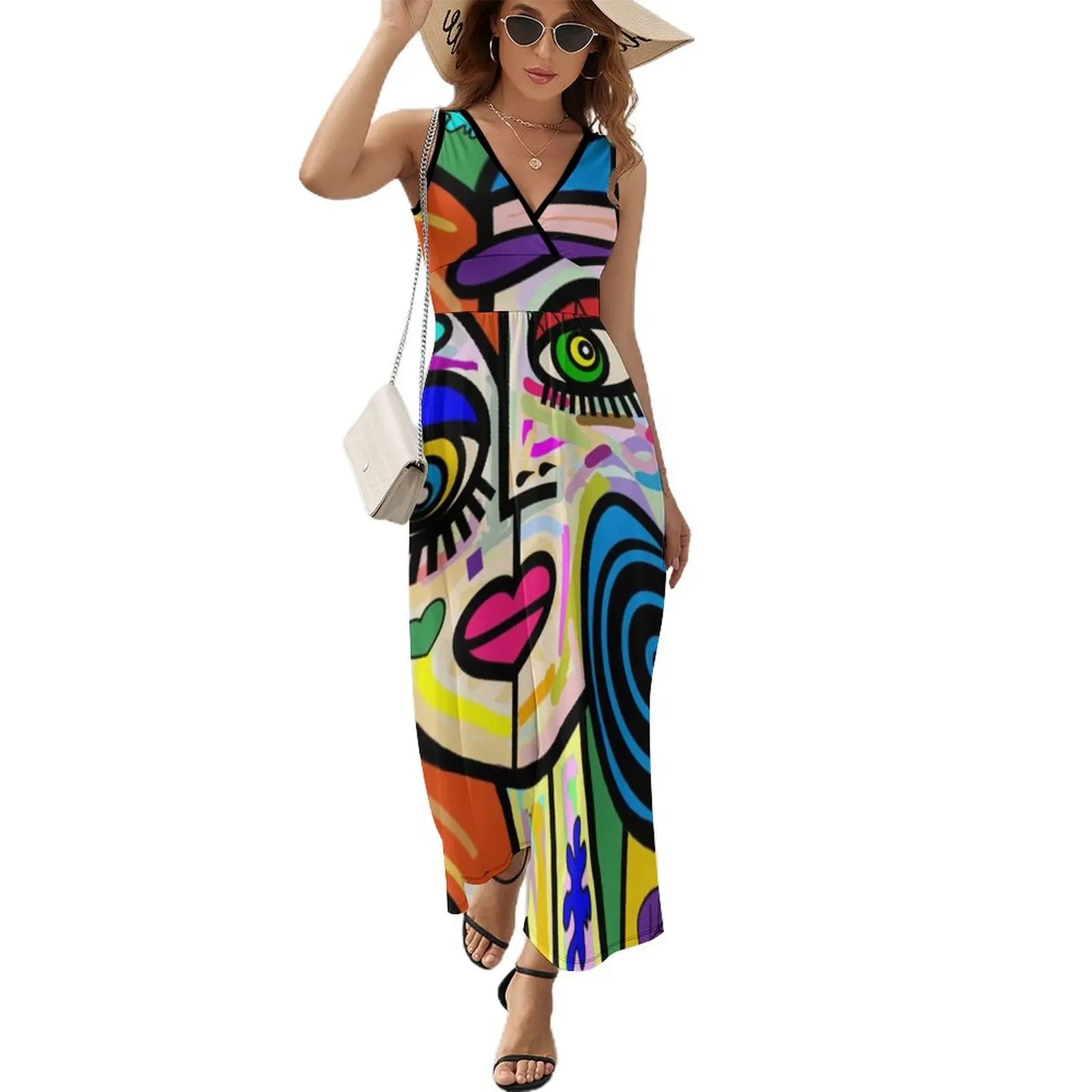 Funky Ladies Abstract Face No 2 Sleeveless Dress luxury dress evening dress woman elegant dresses for women
Funky Ladies Abstract Face No 2 Sleeveless Dress luxury dress evening dress woman elegant dresses for women