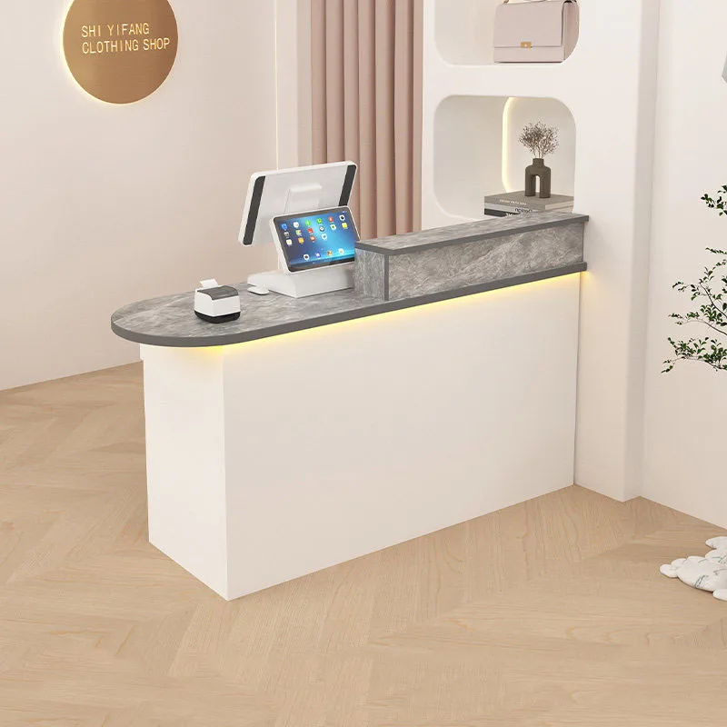 Customized Beauty Desk Table Modern Simple Creative Aesthetic Reception Desk Unique Design Kassen Theke Office Furniture
Customized Beauty Desk Table Modern Simple Creative Aesthetic Reception Desk Unique Design Kassen Theke Office Furniture