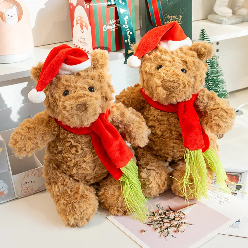 Супер милая рождественская одежда, плюшевый мишка, кавайные плюшевые мягкие игрушки, кукла, Рождественский шарф, декор, детские рождественские подарки
Супер милая рождественская одежда, плюшевый мишка, кавайные плюшевые мягкие игрушки, кукла, Рождественский шарф, декор, детские рождественские подарки