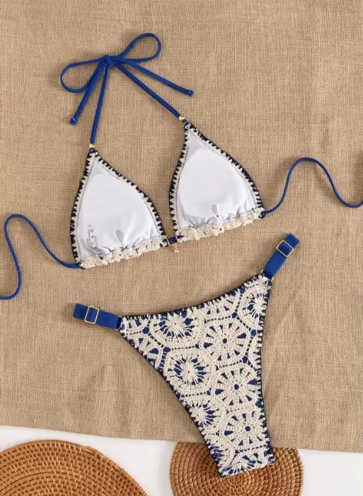 2026 New Triangle Bikini Set - Floral Print Push Up Swimsuit & Brazilian Bottoms
2026 New Triangle Bikini Set - Floral Print Push Up Swimsuit & Brazilian Bottoms
