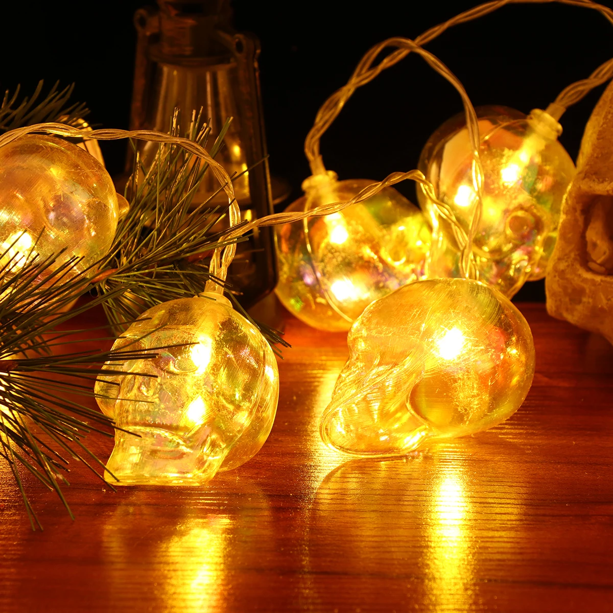 Skull Colored Light String Halloween Garland Indoor Decoration Decorations Props Hanging
Skull Colored Light String Halloween Garland Indoor Decoration Decorations Props Hanging