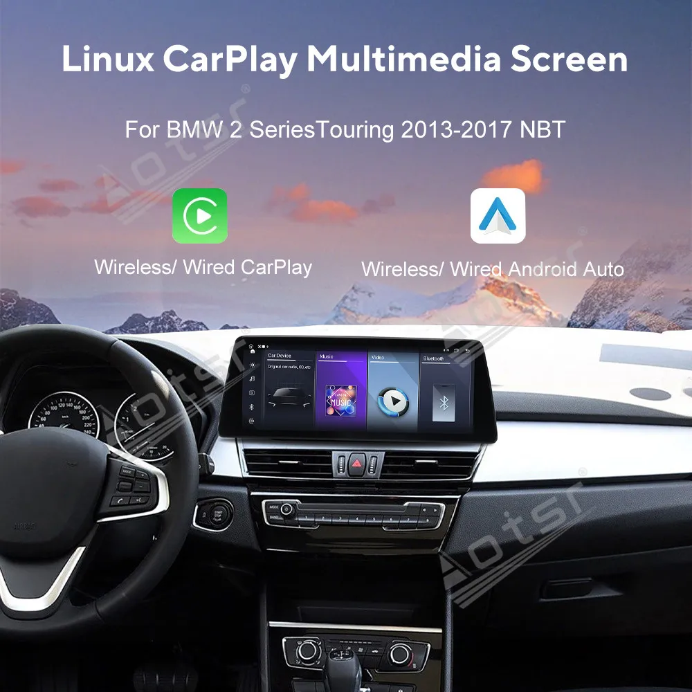 Linux Android Auto Carplay для BMW 2 серии Touring 2013 ~ 2017 автомобильный мультимедийный автомобильный GPS Navi автомобильный радиоприемник стерео головное устройство
Linux Android Auto Carplay для BMW 2 серии Touring 2013 ~ 2017 автомобильный мультимедийный автомобильный GPS Navi автомобильный радиоприемник стерео головное устройство