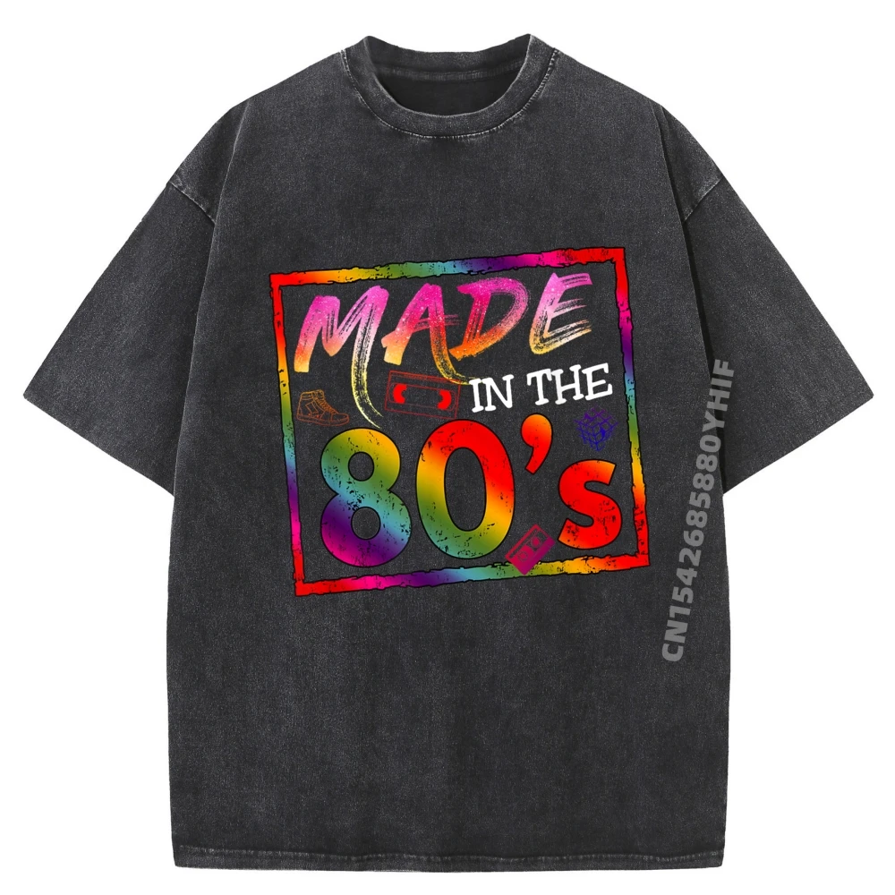 Made In The 80s 1980s Retro Nineteen Eighties Vintage Music Graphic T Shirt Mens Classic Washed Camisetas De Hombre 
Made In The 80s 1980s Retro Nineteen Eighties Vintage Music Graphic T Shirt Mens Classic Washed Camisetas De Hombre