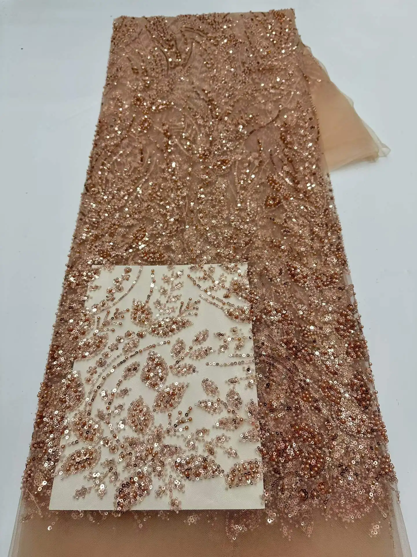 Luxurious Nigerian Elegant ABeaded Lace Fabric 2026 High Quality Sequins French Embroidery African Lace Fabric For WeddingT
Luxurious Nigerian Elegant ABeaded Lace Fabric 2026 High Quality Sequins French Embroidery African Lace Fabric For WeddingT