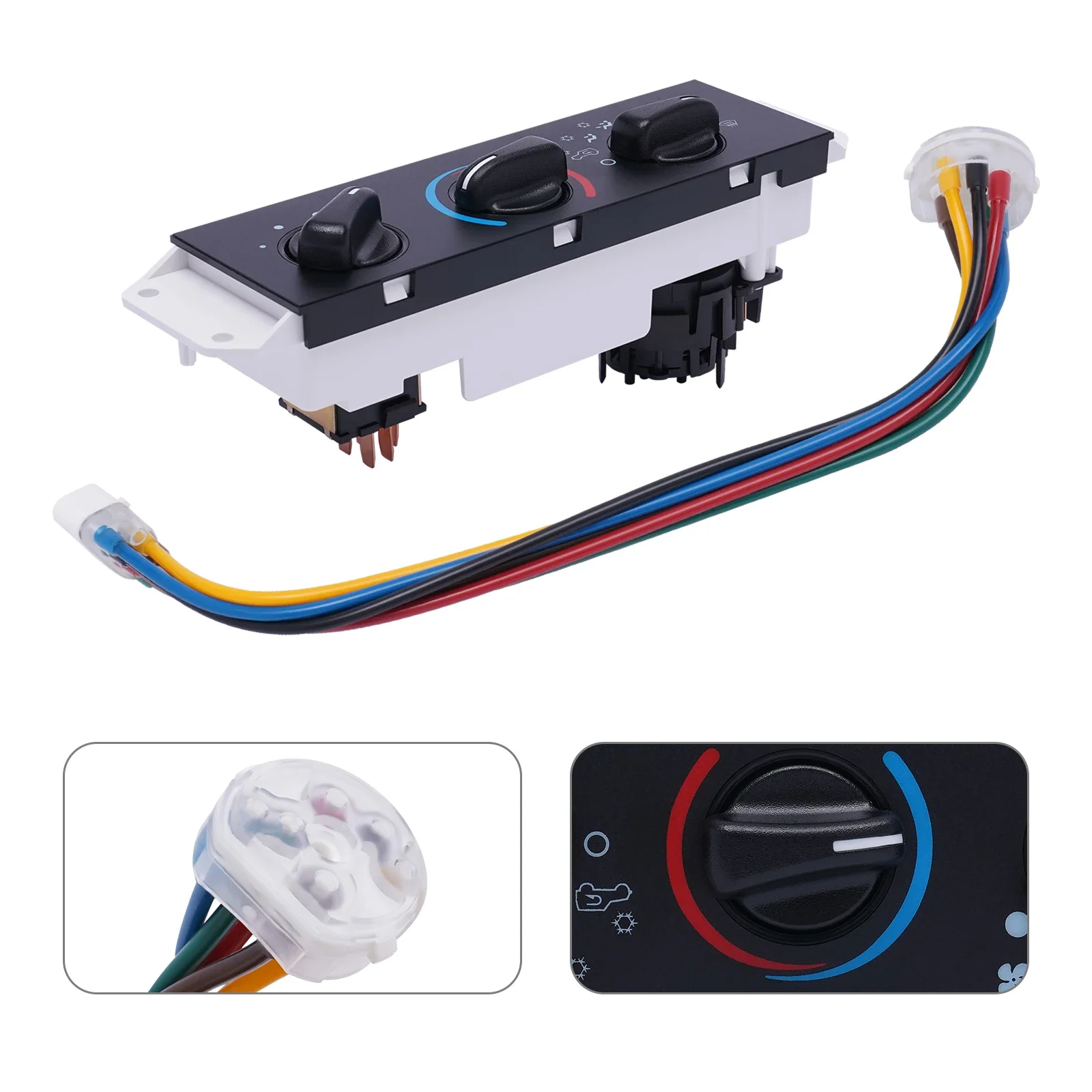 Air Conditioning Heater Control Panel for 2005-2006 Jeep Wrangler AC Heater Climate Control Unit 55056558AA Grey, Black
Air Conditioning Heater Control Panel for 2005-2006 Jeep Wrangler AC Heater Climate Control Unit 55056558AA Grey, Black