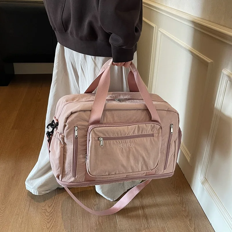 Expandable Travel Bag Women's Large-capacity Portable Messenger Light Luggage Bag Short-distance Travel Fitness Bag
Expandable Travel Bag Women's Large-capacity Portable Messenger Light Luggage Bag Short-distance Travel Fitness Bag