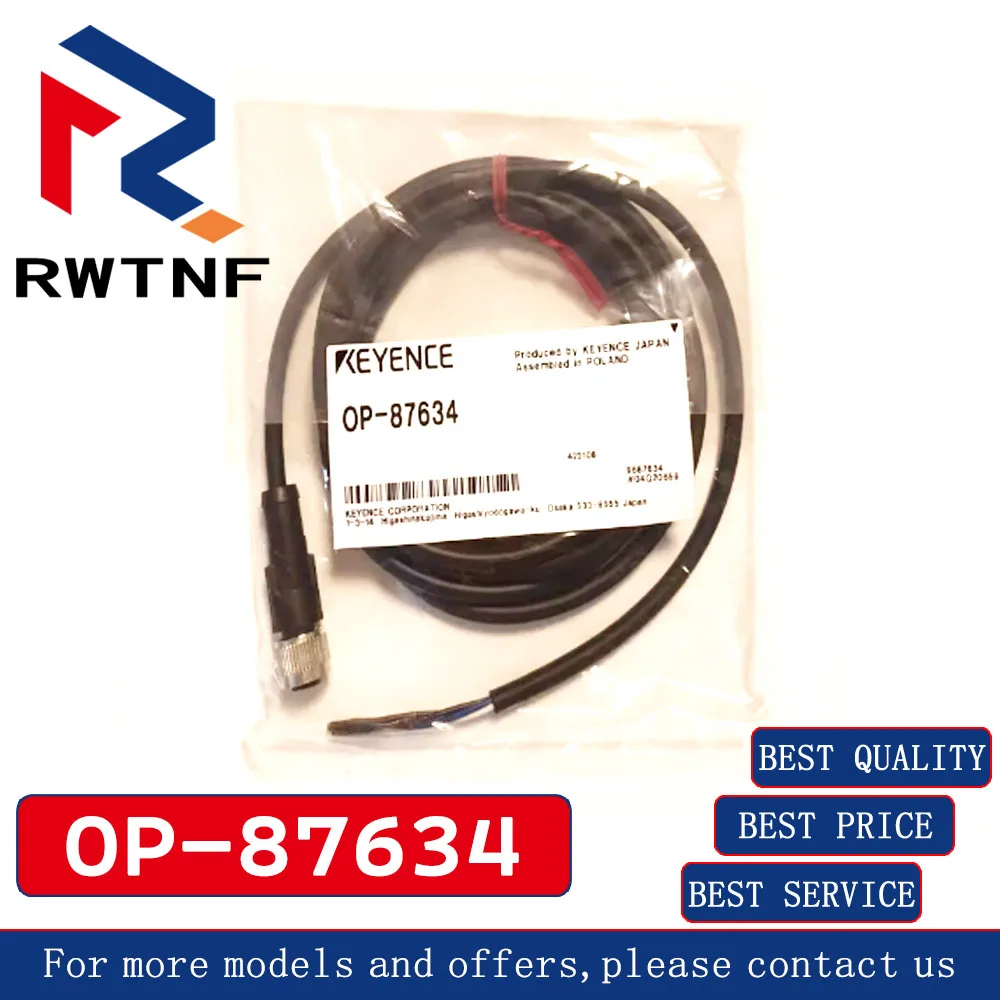 Brand New Genuine OP-87634 KEYENCE Connector cable M12 straight tubular sensor,warehouse stock
Brand New Genuine OP-87634 KEYENCE Connector cable M12 straight tubular sensor,warehouse stock