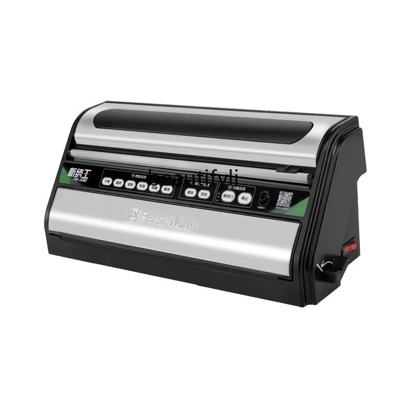 Vacuum packaging machine household and commercial automatic plastic sealing bag compression small food vacuum sealing machine
Vacuum packaging machine household and commercial automatic plastic sealing bag compression small food vacuum sealing machine