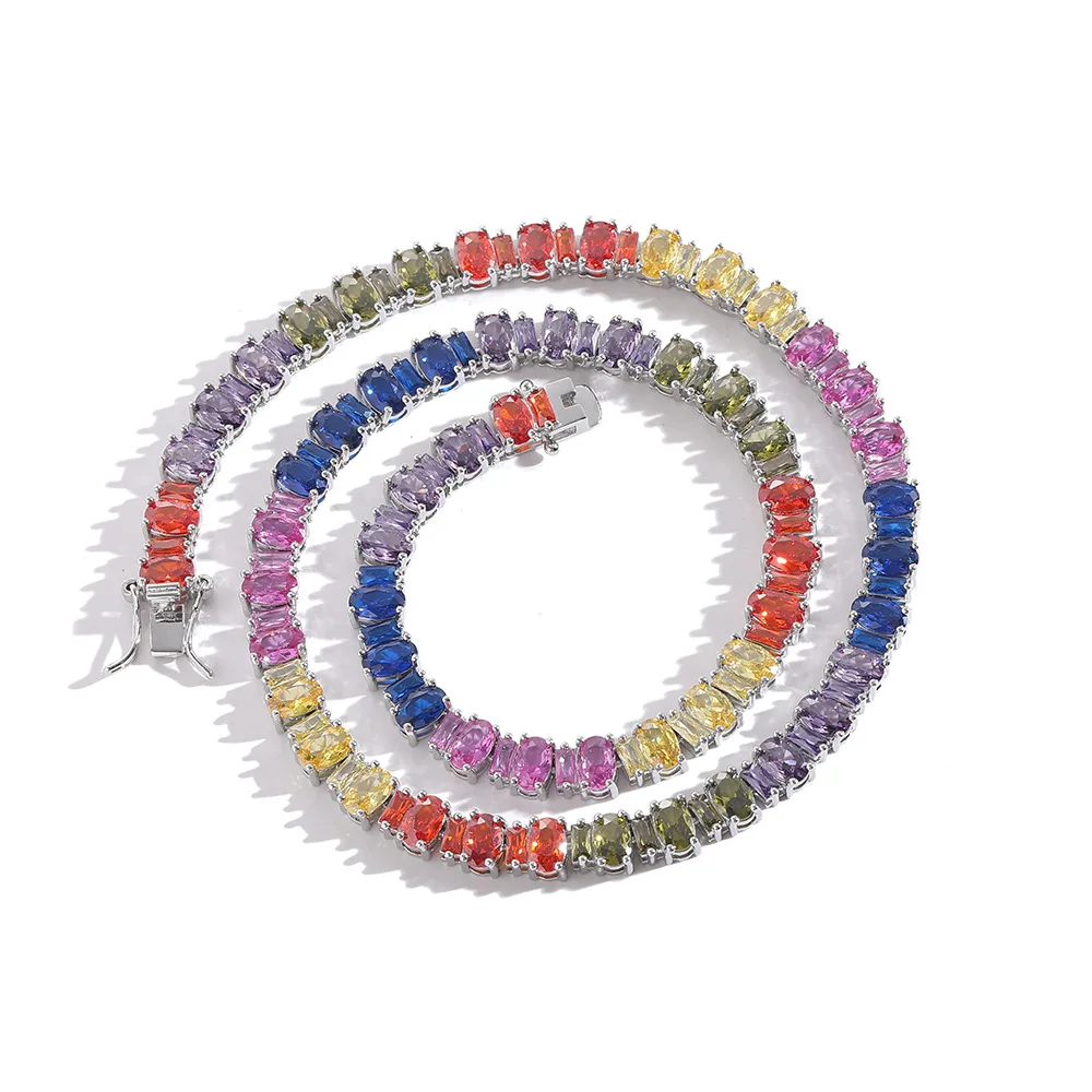 Hip Hop Mother Son Multi Color Zircon Tennis Necklace Stackable Unisex Jewelry
Hip Hop Mother Son Multi Color Zircon Tennis Necklace Stackable Unisex Jewelry