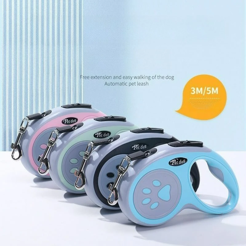 3M 5M Nylon Pet Dog Leash Automatic Retractable Extending Rope Puppy Walking Running Traction Roulette for Small Big Dogs Cats
3M 5M Nylon Pet Dog Leash Automatic Retractable Extending Rope Puppy Walking Running Traction Roulette for Small Big Dogs Cats