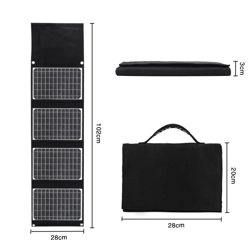 Solar Portable 5V12V Folding Bag Phone Outdoor Fast Charge Mobile Power Generation Panel
Solar Portable 5V12V Folding Bag Phone Outdoor Fast Charge Mobile Power Generation Panel