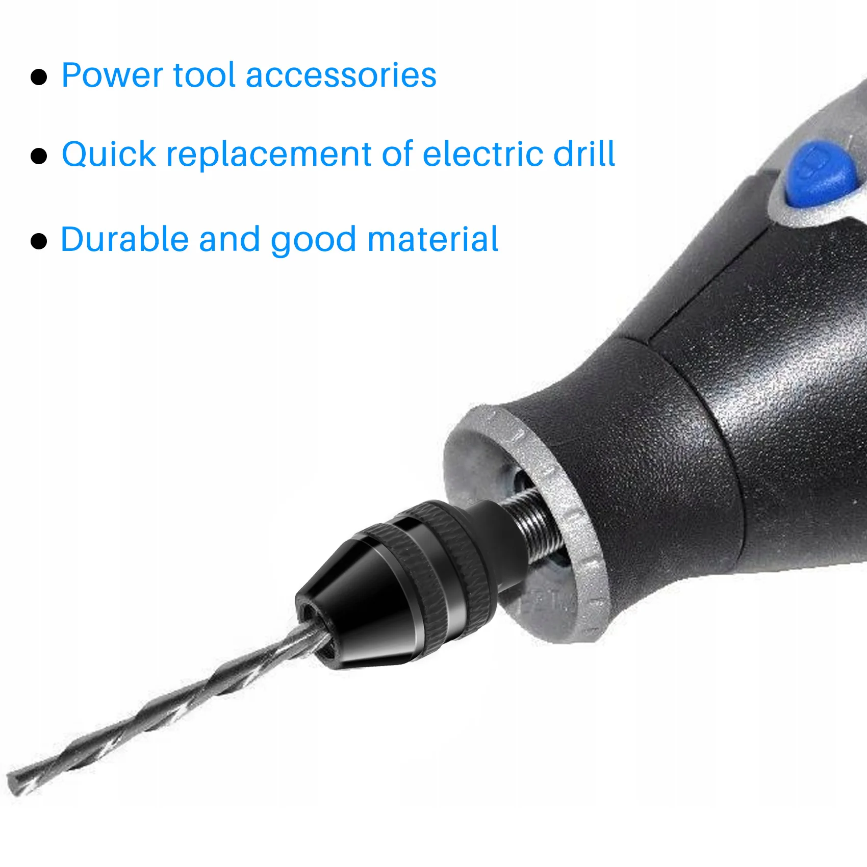 [NEW!A93G】 Drill Chuck, 1/32 To 1/8 Replacement 4486 Drill Keyless Bit Chuck Shaft Rotary Tool Quick Change Adapter Kit
[NEW!A93G】 Drill Chuck, 1/32 To 1/8 Replacement 4486 Drill Keyless Bit Chuck Shaft Rotary Tool Quick Change Adapter Kit