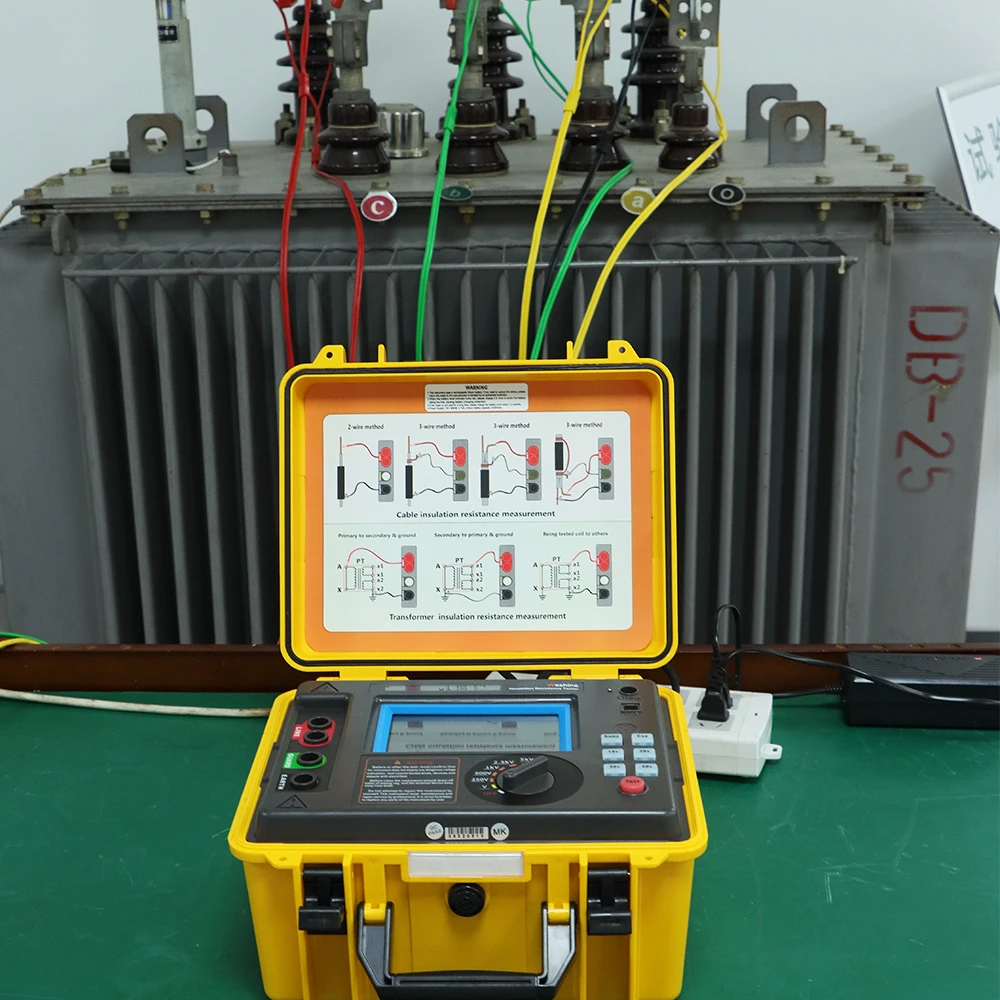 High Repurchase Rate Factory Price Digital 5kV 10kV 15kV 20kV Megohmmeter High Voltage Megohmeter Insulation Resistance Tester
High Repurchase Rate Factory Price Digital 5kV 10kV 15kV 20kV Megohmmeter High Voltage Megohmeter Insulation Resistance Tester