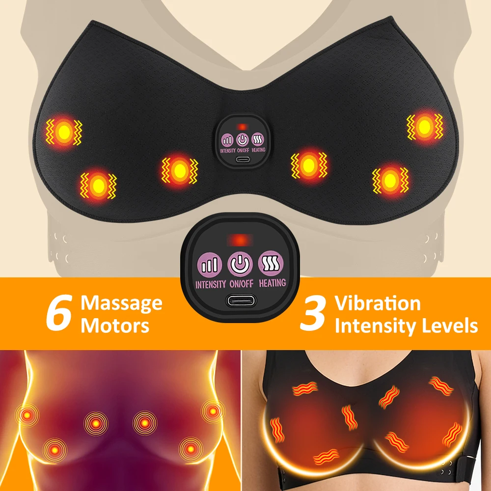 Electric Breast Enlarging Massager Bra Electronic Vibration Chest Massager Breast Enhancement Breast Heat Stimulator Machine
Electric Breast Enlarging Massager Bra Electronic Vibration Chest Massager Breast Enhancement Breast Heat Stimulator Machine