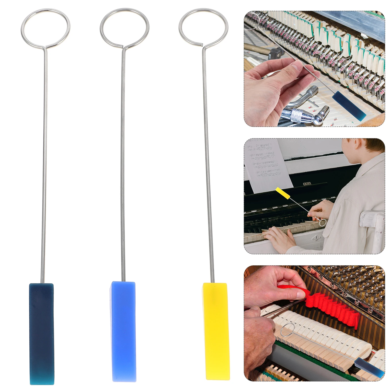 3pcs Professional Piano Tuning Kit Hammer Mute Forks Steel Rubber Tools Repair Accessories For Damper Tuning Lever Set
3pcs Professional Piano Tuning Kit Hammer Mute Forks Steel Rubber Tools Repair Accessories For Damper Tuning Lever Set