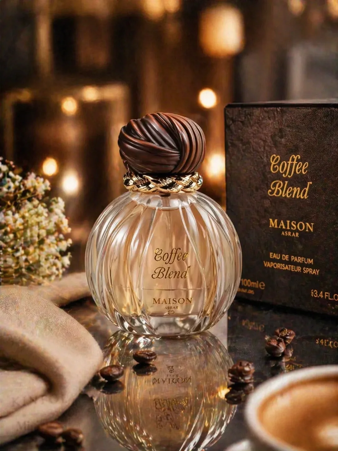 Maison Asrar Coffee Blend EDP 100ml Warm Toasted Coffee Scent Perfume for Men Women Birthday Graduation Summer Seasonal Gift
Maison Asrar Coffee Blend EDP 100ml Warm Toasted Coffee Scent Perfume for Men Women Birthday Graduation Summer Seasonal Gift