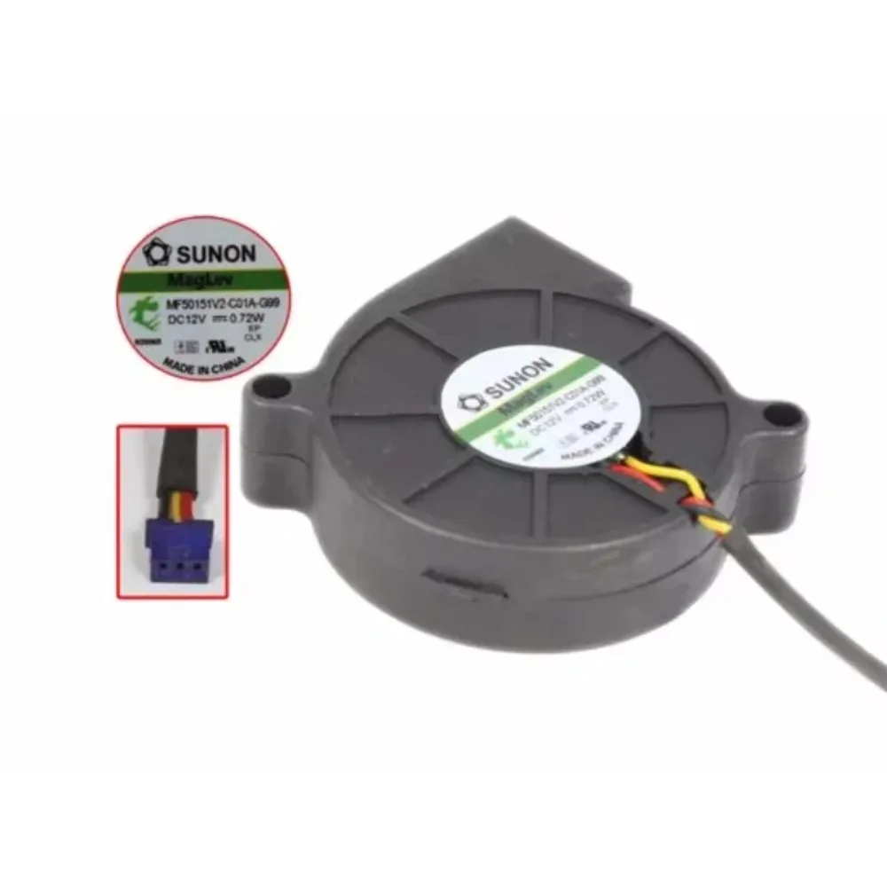 SUNON MF50151V2-C01A-G99 DC 12V 0.72W 50x50x15mm 3-Wire Cooling Fan
SUNON MF50151V2-C01A-G99 DC 12V 0.72W 50x50x15mm 3-Wire Cooling Fan