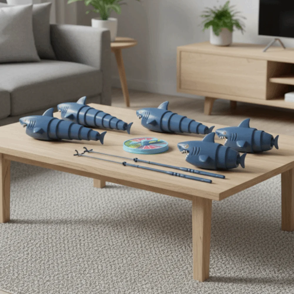 Magnetic Baby Fishing Games Fishing Rod Fishing Dish Electric Shark Fishing Set Easy Funny Magnetic Fishing Game Toddler
Magnetic Baby Fishing Games Fishing Rod Fishing Dish Electric Shark Fishing Set Easy Funny Magnetic Fishing Game Toddler