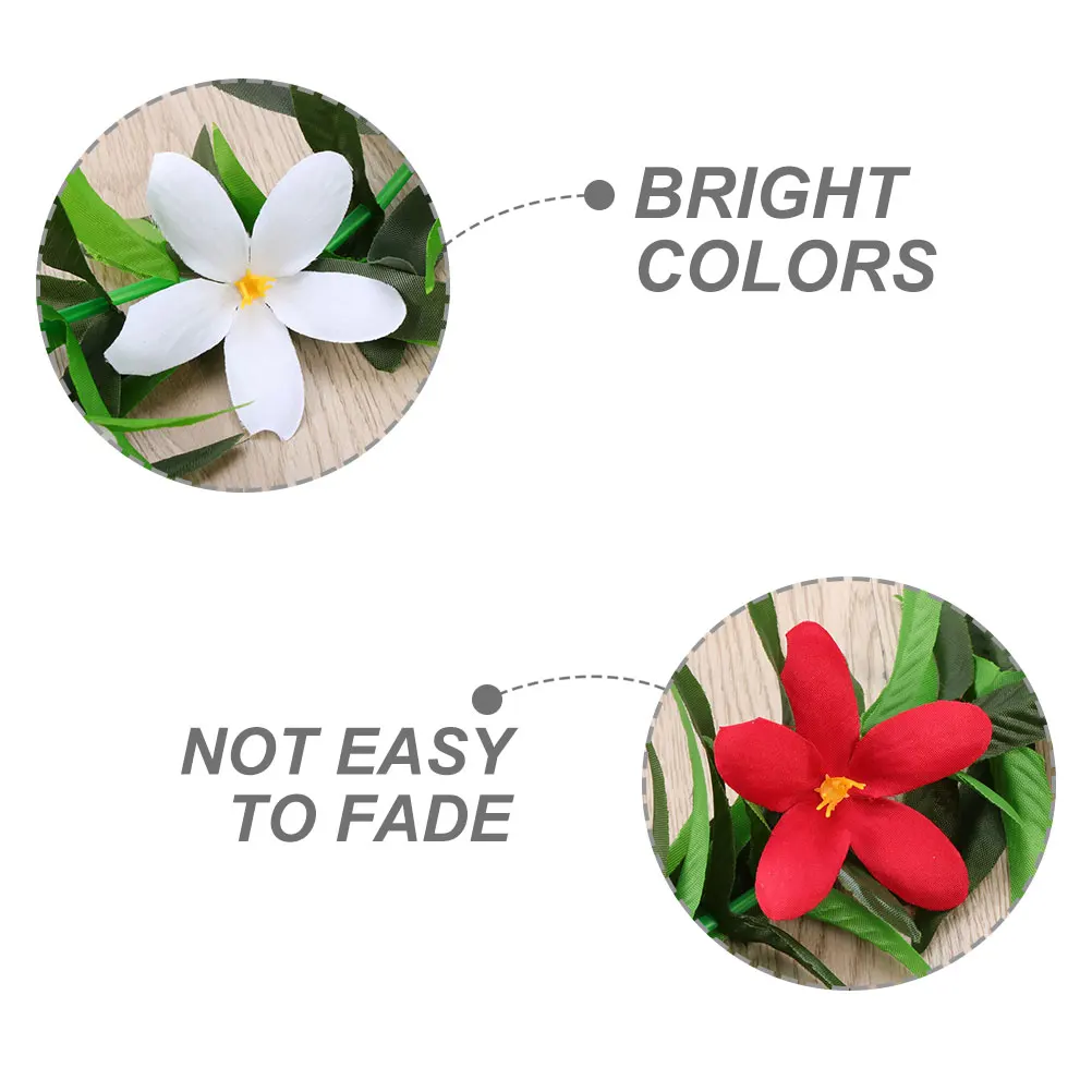 6pcs Simulated Phalaenopsis Wreath Tropical Green Hawaiian Leis Garland Beach Party Luau Supplies Summer Flower Decorations
6pcs Simulated Phalaenopsis Wreath Tropical Green Hawaiian Leis Garland Beach Party Luau Supplies Summer Flower Decorations