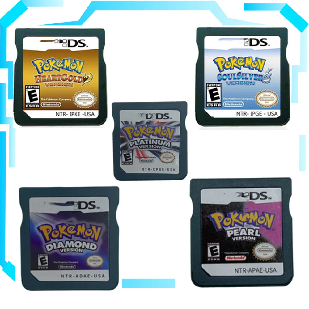 For Nintendo DS/3DS NDS Card HeartGold SoulSilver Pearl Platinum Diamond for Pokemon Version Games Card Picture Smooth Gift
For Nintendo DS/3DS NDS Card HeartGold SoulSilver Pearl Platinum Diamond for Pokemon Version Games Card Picture Smooth Gift