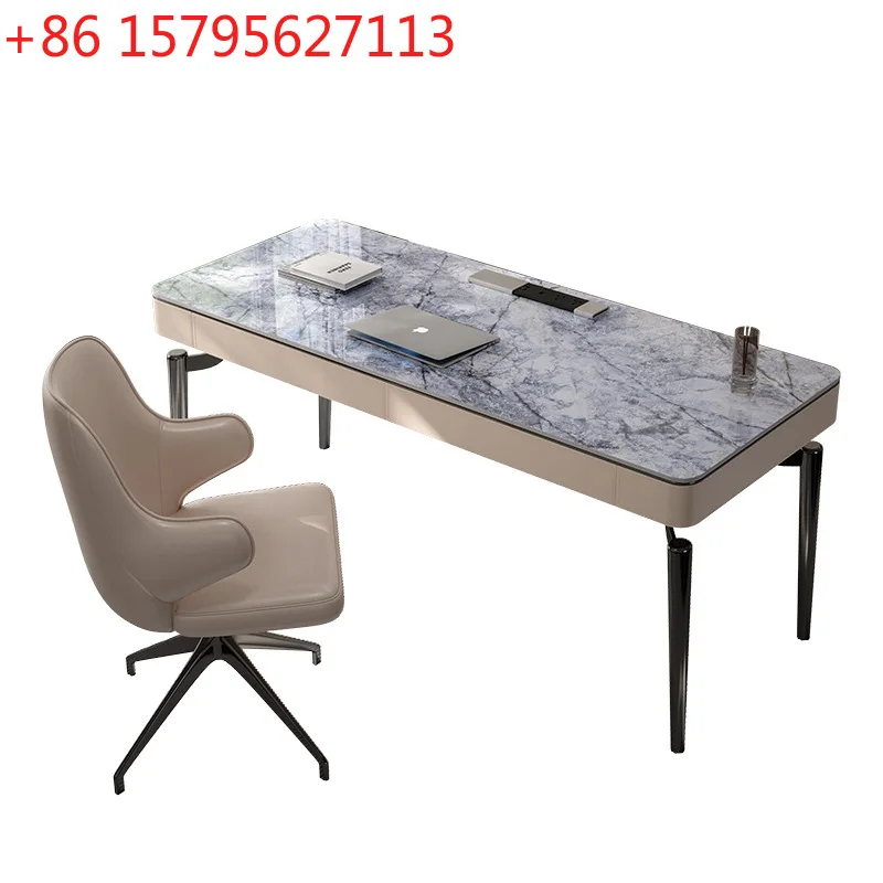 Italian minimalist rock slab desk, home study computer writing table, workbench, medical and aesthetic consultation table
Italian minimalist rock slab desk, home study computer writing table, workbench, medical and aesthetic consultation table