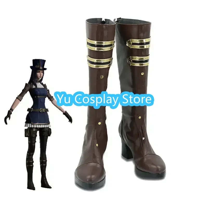 Yu-Cosplay Caitlyn Arcane Cosplay Shoes Game LOL PU Leather Shoes Halloween Carnival Boots Cosplay Props Custom Made
Yu-Cosplay Caitlyn Arcane Cosplay Shoes Game LOL PU Leather Shoes Halloween Carnival Boots Cosplay Props Custom Made