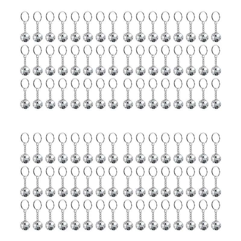 A53Q-96 Pack Mini Mirror Disco Ball Keychain Last Disco Bachelorette Retro 60S 70S Disco Keychain For Party Favors Set
A53Q-96 Pack Mini Mirror Disco Ball Keychain Last Disco Bachelorette Retro 60S 70S Disco Keychain For Party Favors Set