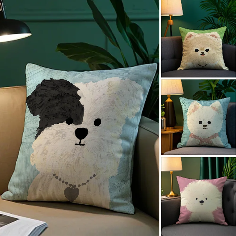 Carton Cute Dog Pillow Case Plush Fabric Soft Pillowcase Double Sided Print Sofa Cushion Cover Throw
Carton Cute Dog Pillow Case Plush Fabric Soft Pillowcase Double Sided Print Sofa Cushion Cover Throw