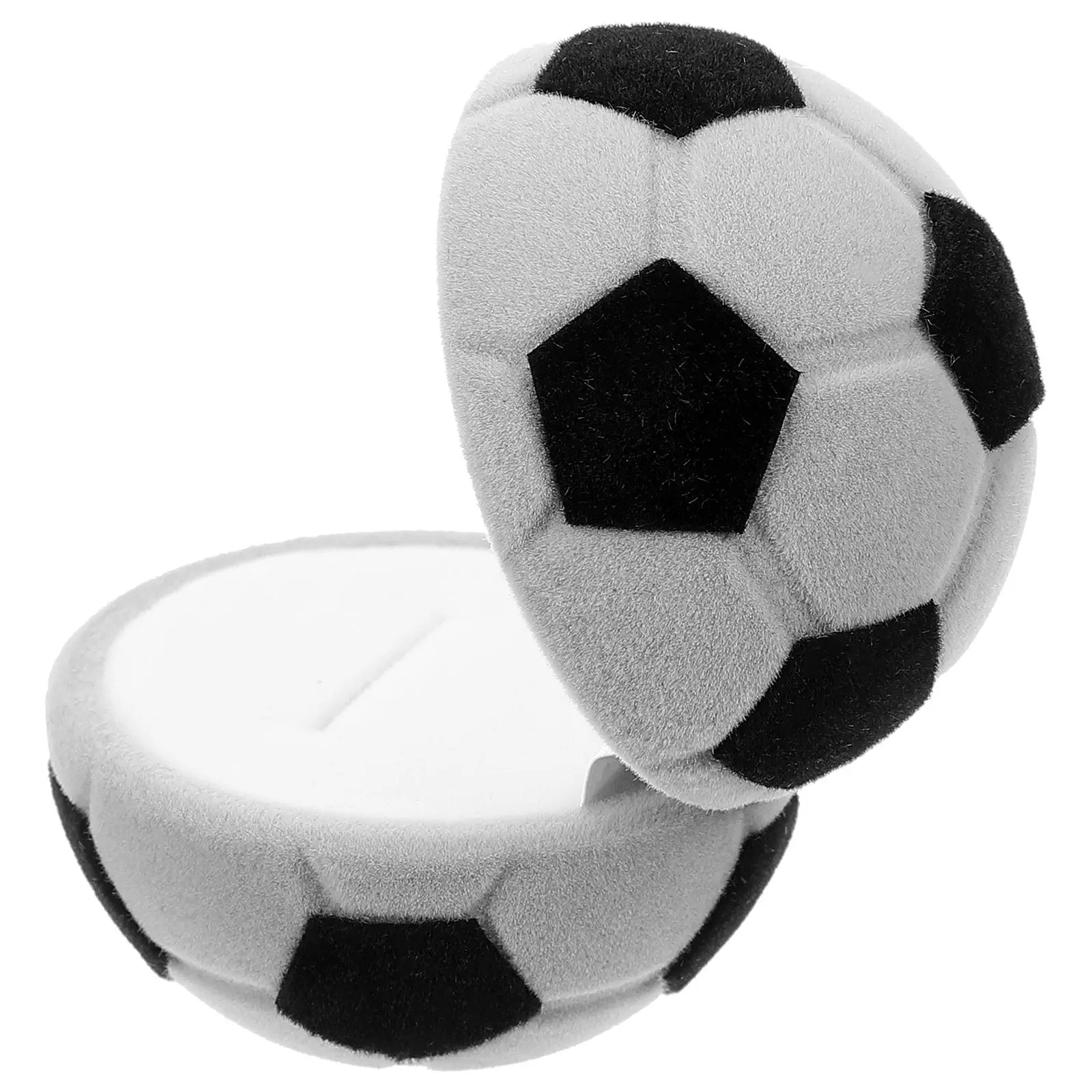 Silk Jewelry Box Lightweight Soccer Shape Wedding Ring Case Engagement Ring Holder Small Jewelry Display Organizer
Silk Jewelry Box Lightweight Soccer Shape Wedding Ring Case Engagement Ring Holder Small Jewelry Display Organizer