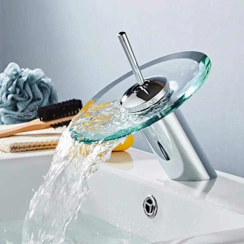 Однорычажный смеситель из нержавеющей стали, смесители для ванной комнаты, монтируемые на палубе, бытовые смесители для раковины, стеклянный смеситель-водопад
Однорычажный смеситель из нержавеющей стали, смесители для ванной комнаты, монтируемые на палубе, бытовые смесители для раковины, стеклянный смеситель-водопад