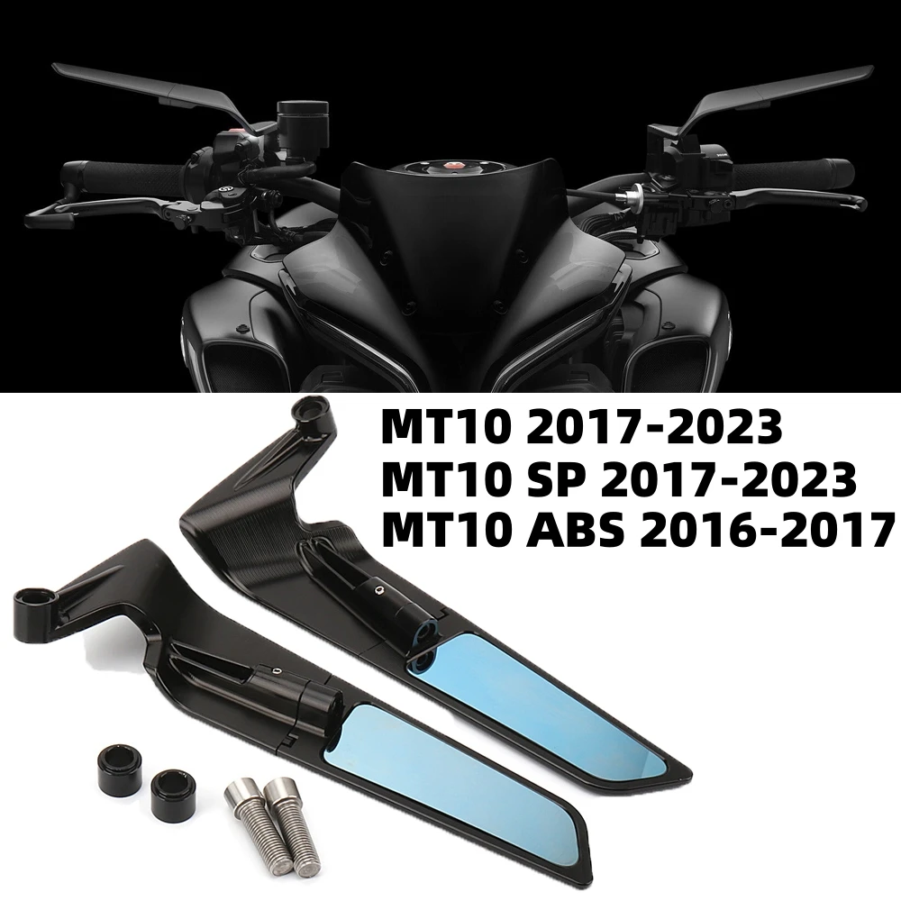 Motorcycle Wing Rearview Mirror With Adjustable Accessories Suitable For Yamaha MT10 SP 2017-2023 ABS 2016-2017
Motorcycle Wing Rearview Mirror With Adjustable Accessories Suitable For Yamaha MT10 SP 2017-2023 ABS 2016-2017