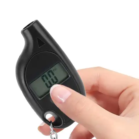 Industrial Tire Gauge Small Wheel Gauge Keyring Car Tire Pressure Tester Car Tire Pressure Testing Tool For Truck SUV RV Auto
