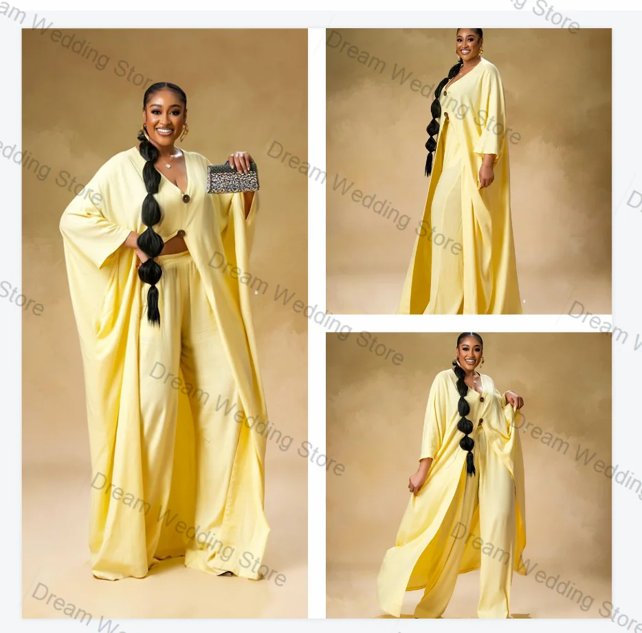 Yellow Women Suit Set 2 Pcs Long Robe Blazer+Pants Trousers Formal Office Lady Jacket Customized Autumn Wedding Tuxedos Coat
Yellow Women Suit Set 2 Pcs Long Robe Blazer+Pants Trousers Formal Office Lady Jacket Customized Autumn Wedding Tuxedos Coat