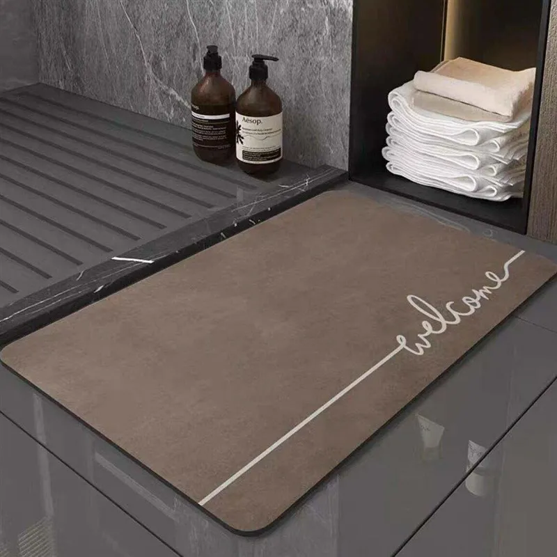 Modern Simple Bathroom Floor Mat Quick Dry Polyester Fiber Square Carpet Absorbent Door Entry Home Textile Floor Mats
Modern Simple Bathroom Floor Mat Quick Dry Polyester Fiber Square Carpet Absorbent Door Entry Home Textile Floor Mats