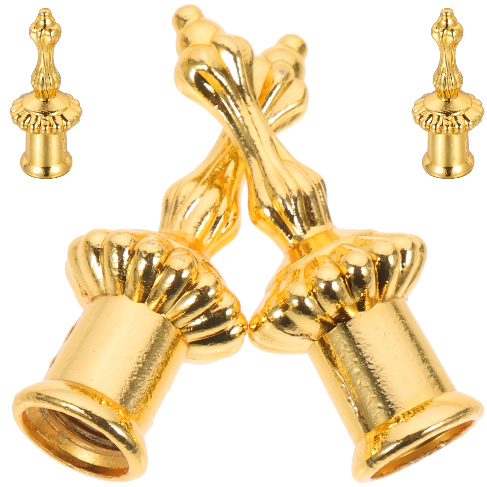 4 Pcs Golden Lamp Cap Decoration Finials Tapped Floor Solid Desk Table Light Chic Knob Caps Harp
4 Pcs Golden Lamp Cap Decoration Finials Tapped Floor Solid Desk Table Light Chic Knob Caps Harp