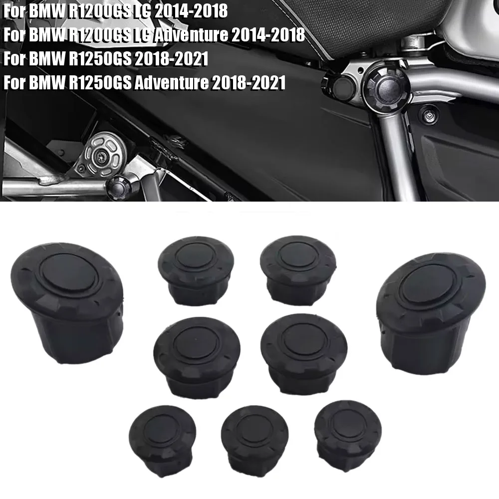 1set Motorcycle Frame Hole Caps Cover Plug for BMW R1200GS R 1200 GS LC Adventure ADV R1250GS R 1250 GS Adventure 2014 - 2021