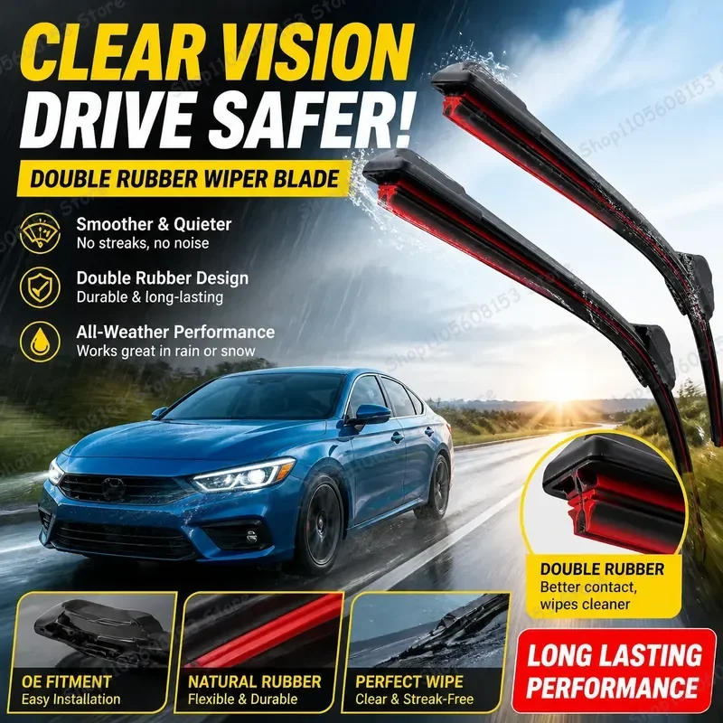 For Honda Civic 9 Hatchback Tourer Europe 2012–2016 Front Double Rubber Wiper Blades Replacement Car Accessories 2014 2015
For Honda Civic 9 Hatchback Tourer Europe 2012–2016 Front Double Rubber Wiper Blades Replacement Car Accessories 2014 2015