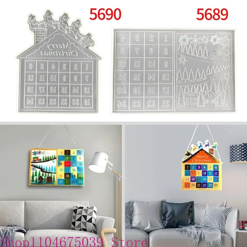 5asd Diy Christmas Countdown Calendar Listing Mold Epoxy Silicone Mold Table Soft Ceramic Plaster Ornament Pendant Home Decor
5asd Diy Christmas Countdown Calendar Listing Mold Epoxy Silicone Mold Table Soft Ceramic Plaster Ornament Pendant Home Decor