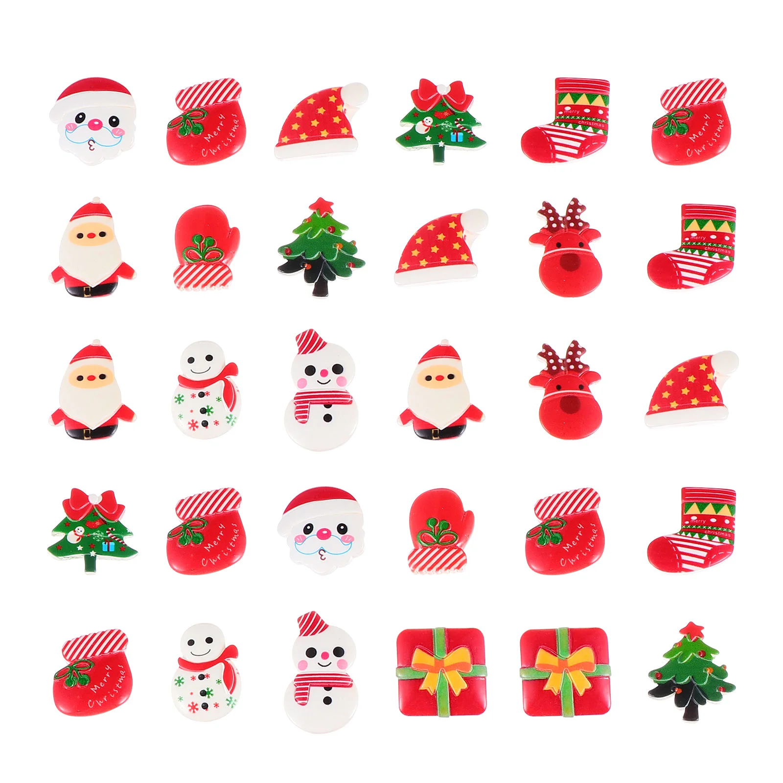 30 Pcs Fridge Magnet Handmade Decorations Flatback Craft Christmas Manual Pendant Charm DIY Charms
30 Pcs Fridge Magnet Handmade Decorations Flatback Craft Christmas Manual Pendant Charm DIY Charms