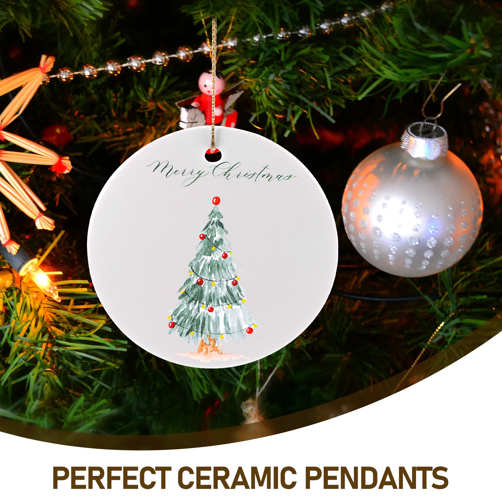 12Pcs Ceramic Hanging Tags Ready to Paint Round Blank Ornaments DIY Home Decoration Gift Packing Labels Multifunctional Craft
12Pcs Ceramic Hanging Tags Ready to Paint Round Blank Ornaments DIY Home Decoration Gift Packing Labels Multifunctional Craft