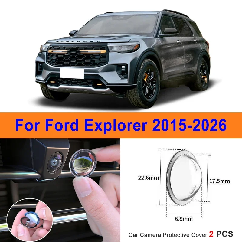 360 Reverse Image Car Camera Cover Anti-Scratch PC Lens Protector Stickers For Ford Explorer 2015-2026 2Pcs
360 Reverse Image Car Camera Cover Anti-Scratch PC Lens Protector Stickers For Ford Explorer 2015-2026 2Pcs